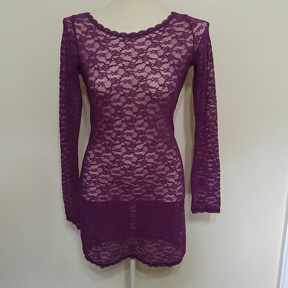 Victoria's Secret Dresses & Skirts - *2/15, 3/20* Victoria's Secret grape lace dress